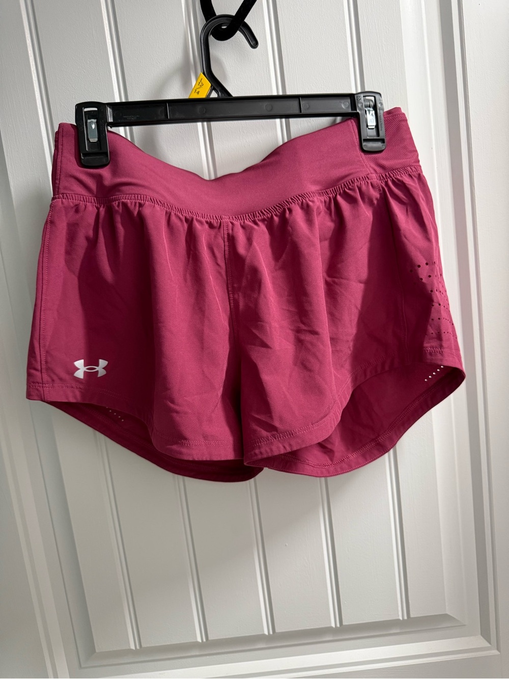Under Armour Women's Raspberry Athletic Running Shorts